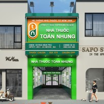 Thiết kế nhà thuốc hiện đại tại Nghệ An 